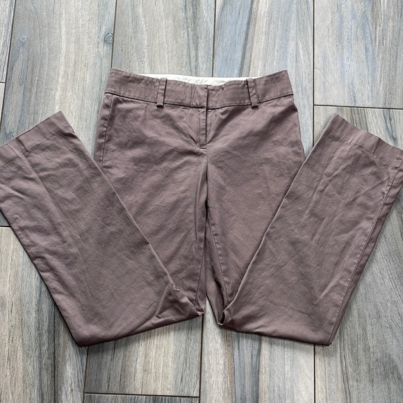 Ann Taylor Trousers Gray/Brown 0P - Picture 1 of 8
